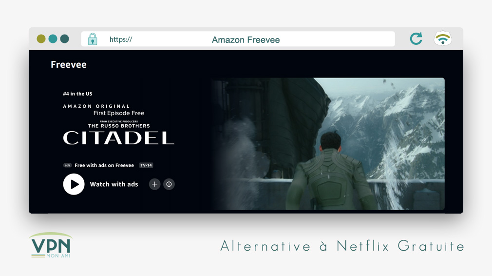 Illustration : Amazon Freevee Alternative a Netflix gratuite