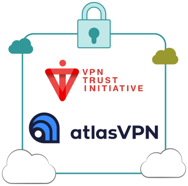 Illustration : Atlas VPN est membre de VPN Trust Initiative