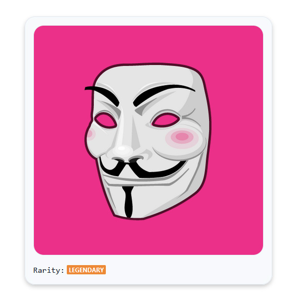 Illustration : Blushing Guy Fawkes