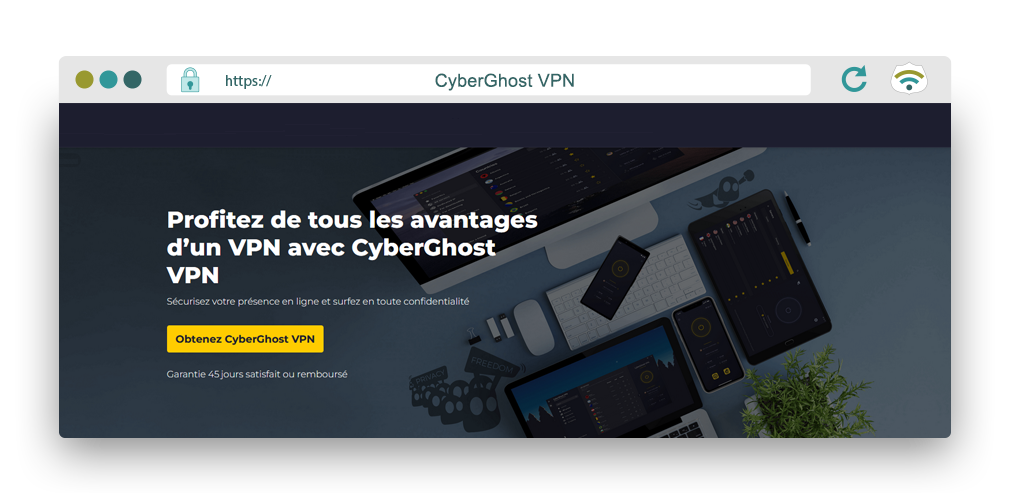 Illustration : Choisir CyberGhost, le VPN le plus utilisé au monde