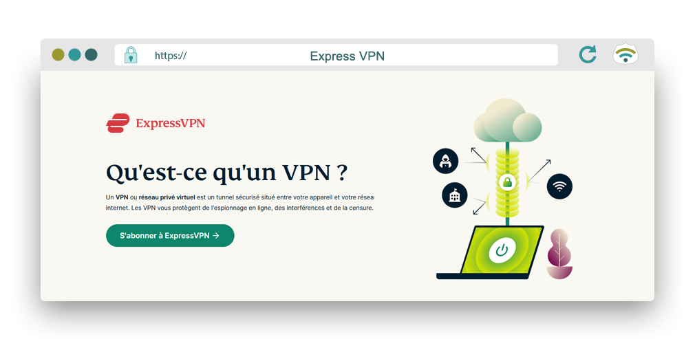 Illustration : ExpressVPN, le VPN le plus rapide