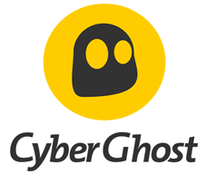 Logo de Cyberghost en hauteur