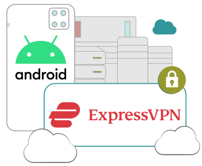 ExpressVPN-Android Illustration : ExpressVPN Android