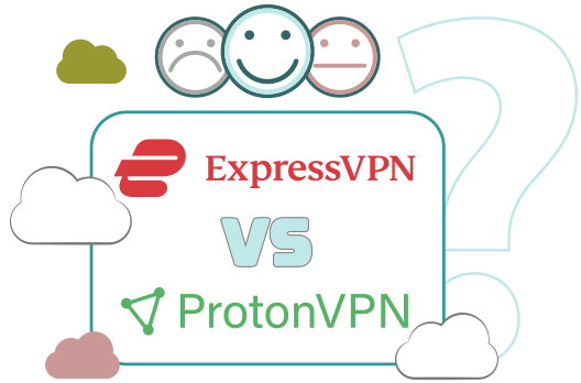 ExpressVPN-et-ProtonVPN Illustration : protonVPN et ExpressVPN