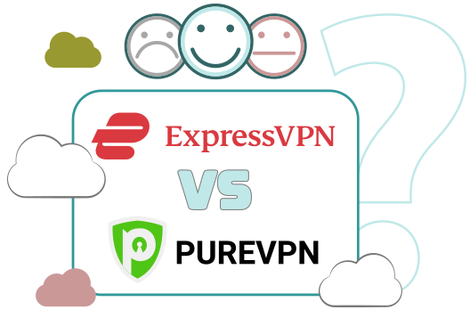 ExpressVPN-et-PureVPN Illustration : ExpressVPN et PureVPN