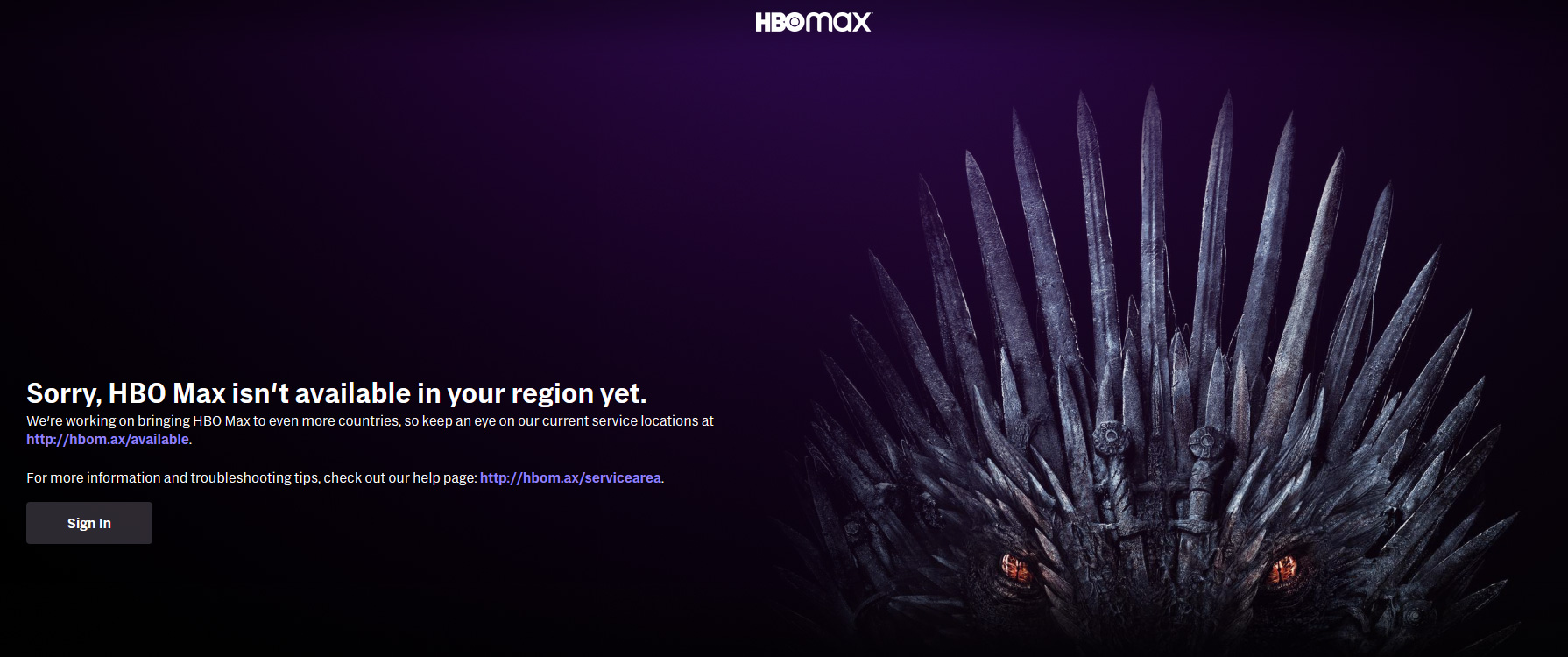 Illustration : HBO max depuis la France sans VPN