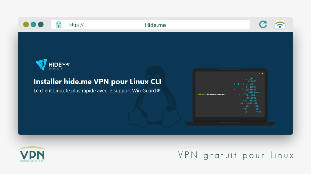 Hideme VPN gratuit pour Linux