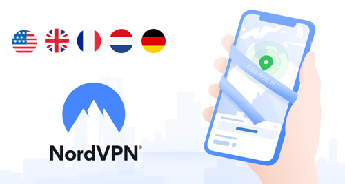 Illustration : Localité d'IP statique dédiée proposées par NordVPN