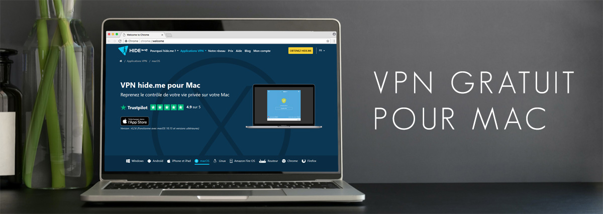 Illustration : VPN gratuit pour Mac