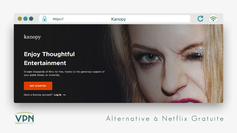 Illustration : Kanopy une Alternative gratuite a netflix