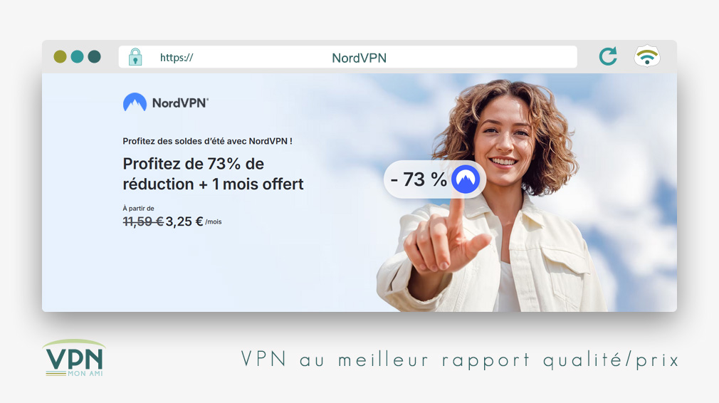 Illustration : NordVPN, le VPN au meilleur rapport qualité prix pour l'été 2025
