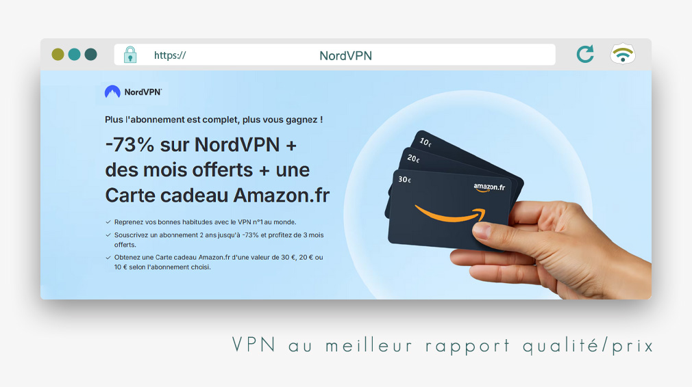 Illustration : NordVPN, le VPN au meilleur rapport qualité prix pour la rentrée des classes 2025