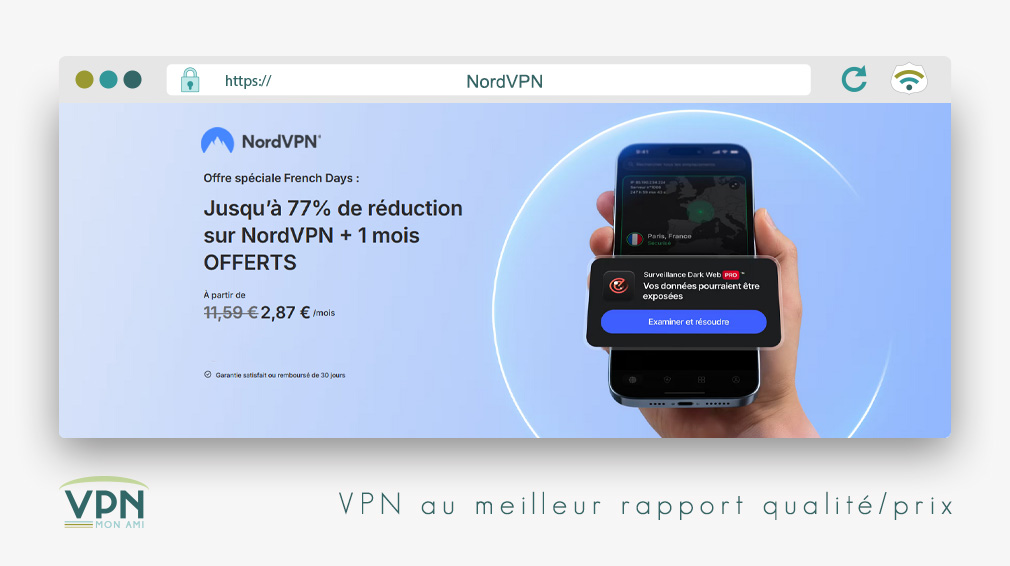 NordVPN au meilleur rapport qualité/prix