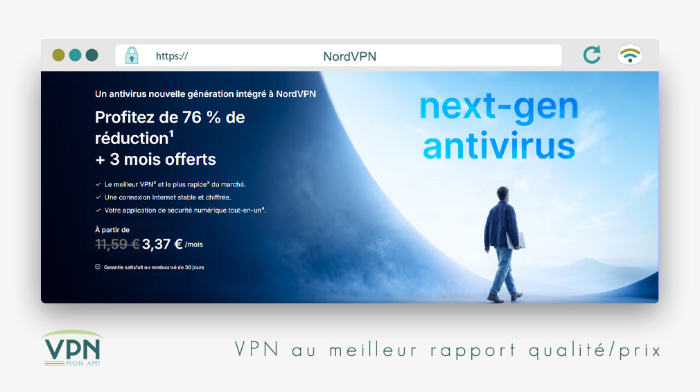 NordVPN au meilleur rapport qualité/prix