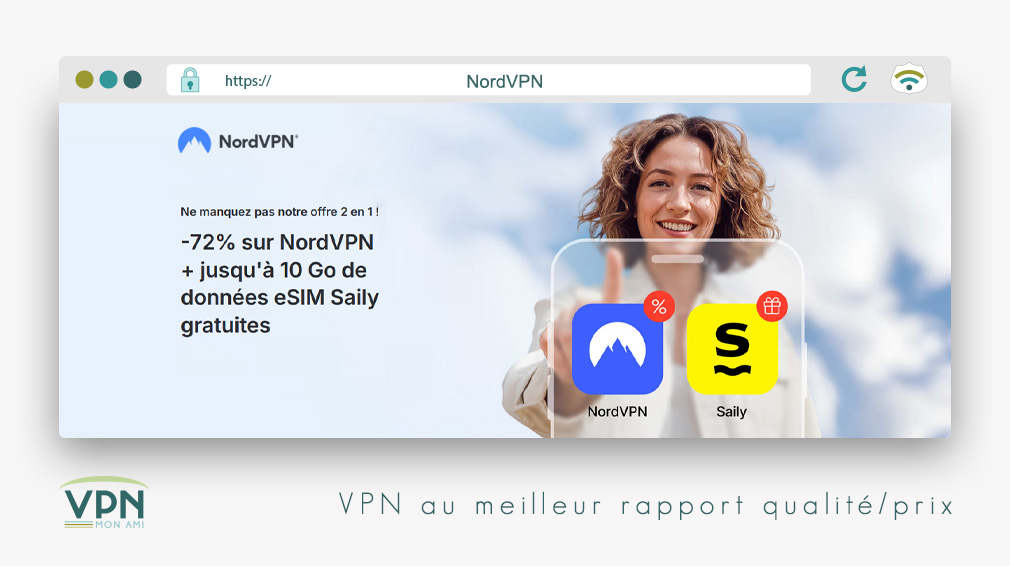 Illustration : NordVPN, le VPN au meilleur rapport qualité prix en mai 2025