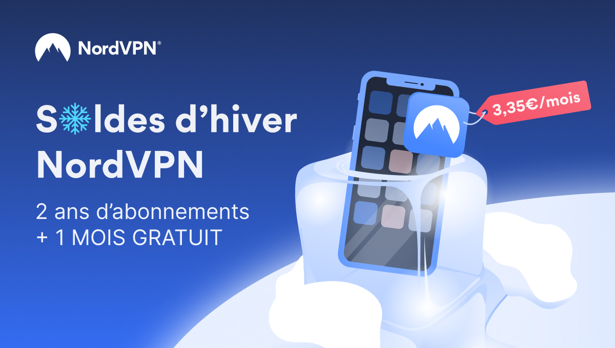 Illustration : Soldes de NordVPN pour janvier 2023