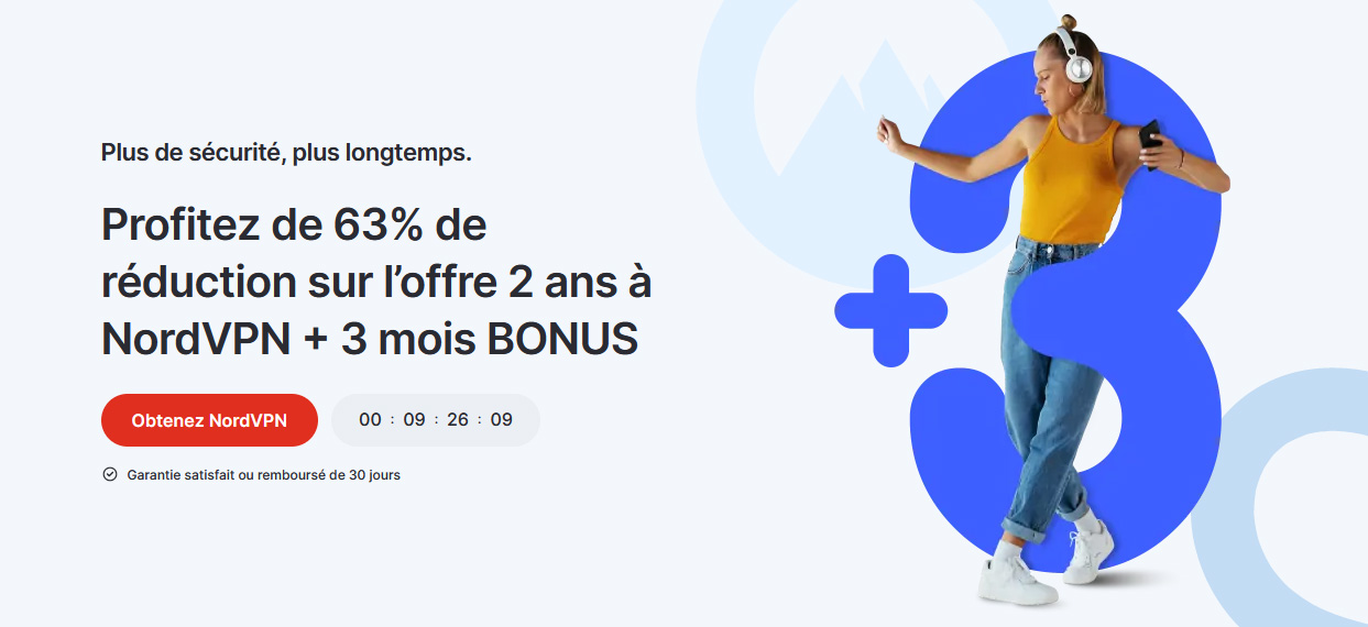 Illustration : NordVPN promo de juin 2023