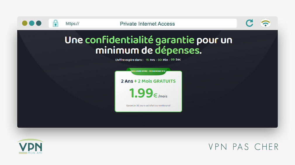 PIA VPN pas cher 2026