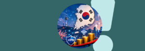 Pic de téléchargement de VPN en Corée du Sud