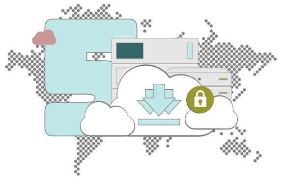 Illustration : picto VPn Cloud Entreprise