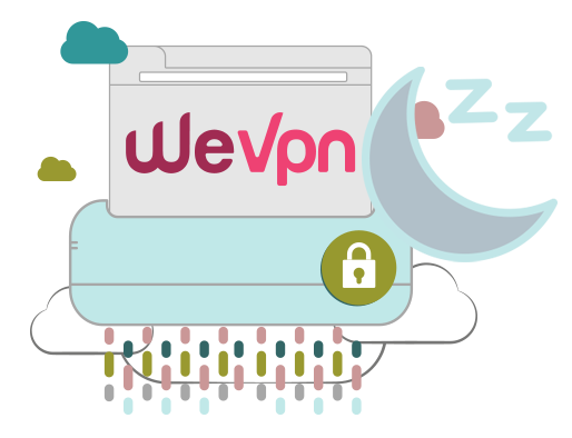 Illustration : politique de confidentialité WeVPN - service arrete