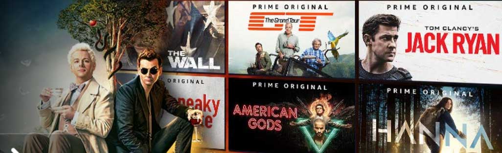 Exemples de contenus disponibles sur Prime Video