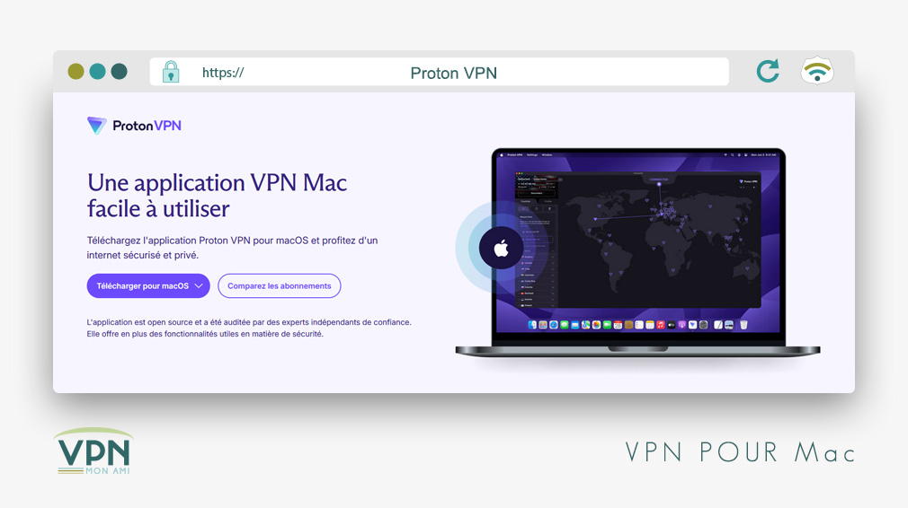 Illustration : Proton VPN pour mac