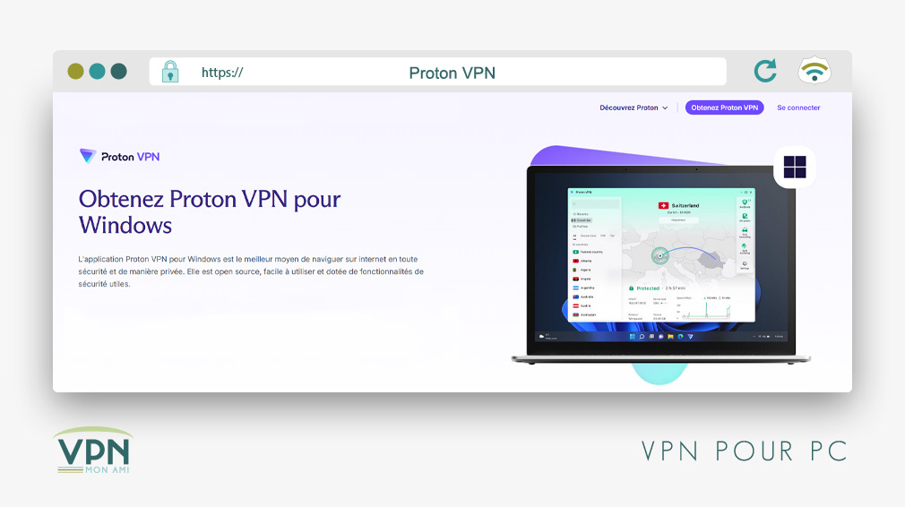 installer Proton VPN pour pc