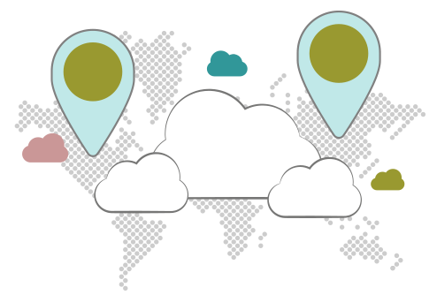 Illustration : Proximité géographique des serveurs