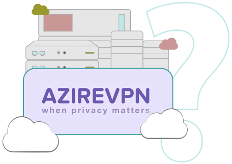 Illustration : Serveurs de AzireVPN