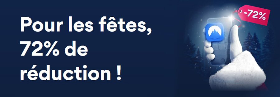 Illustration : Super Promotion de Noel 2021 chez NordVPN