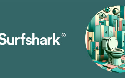 Surfshark installe des toilettes transparentes pour sensibiliser a la confidentialité en ligne