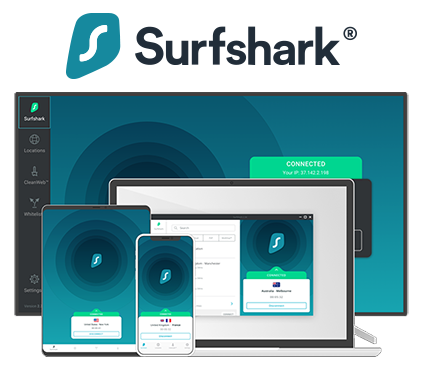 Illustration : Surfshark pour un nombre d'appareils illimités