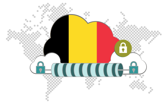 Illustration : VPN pour la Belgique