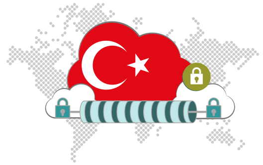 Illustration : VPN serveur turquie