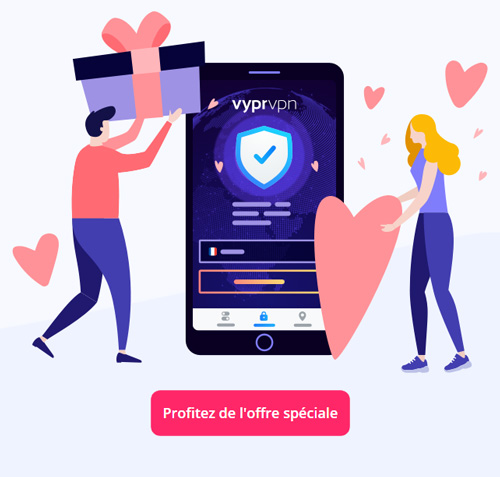 Illustration : VyprVPN, le VPN le moins cher de février 2021