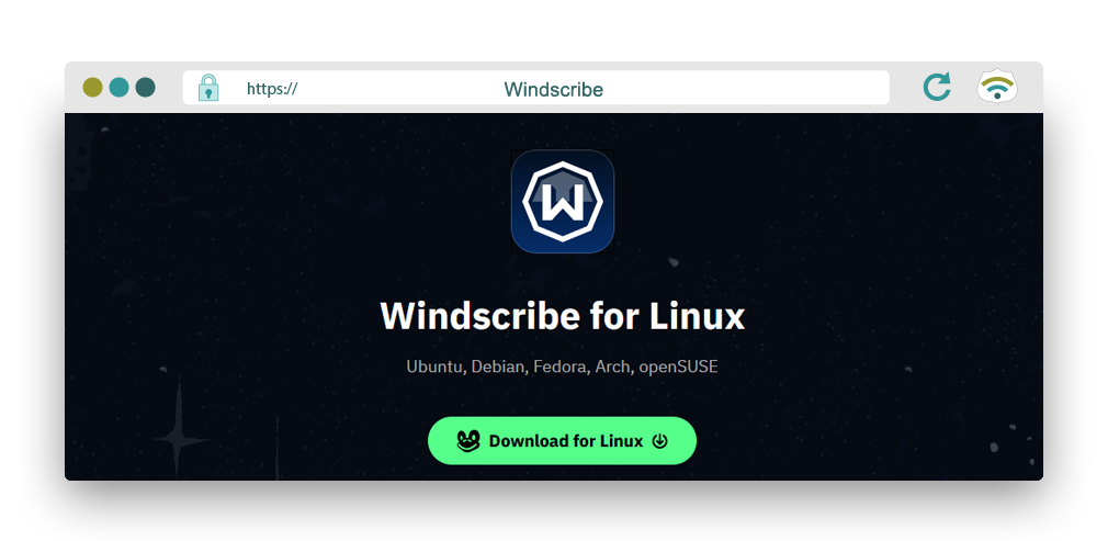 Windscribe VPN gratuit pour Linux