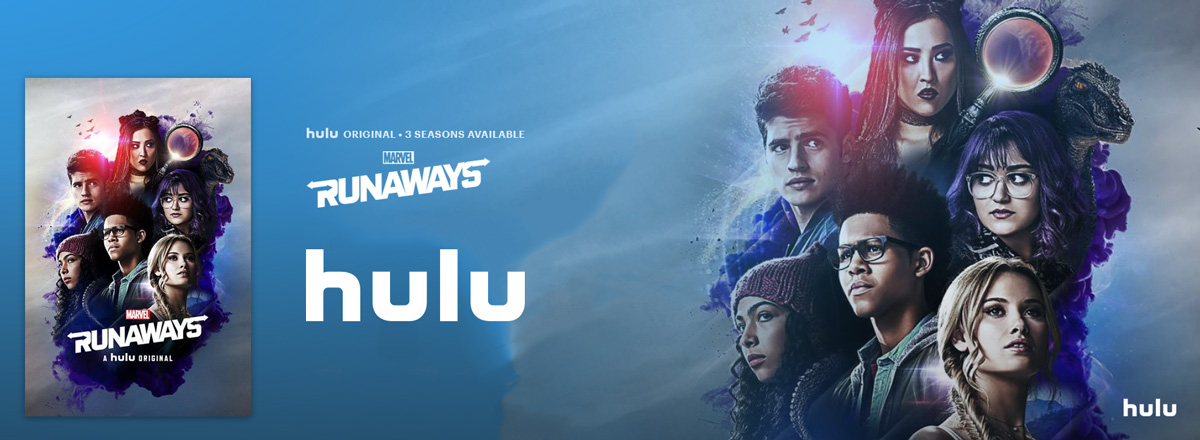 Illustration : affiche runaways sur hulu