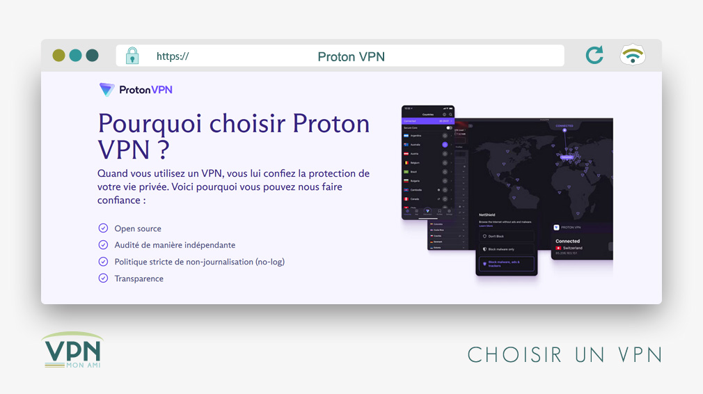 illustration : Choisir Proton VPN