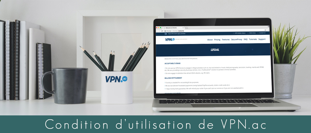 illustration : condition d'utilisation VPN.ac