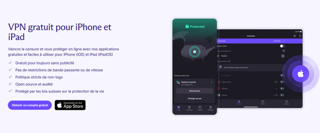 Débloquer les réseaux sociaux avec Proton VPN gratuit