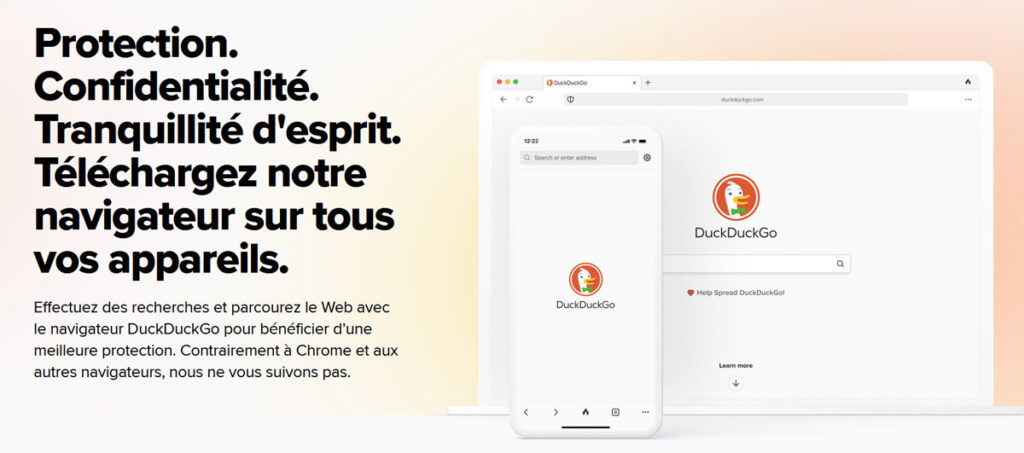 Illustration : découvrez duckduckgo