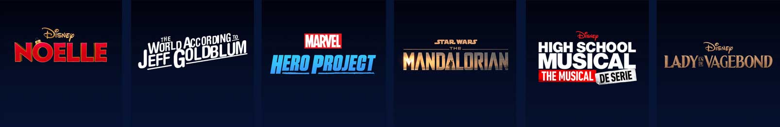 illustration de projets exclusifs de Disney+