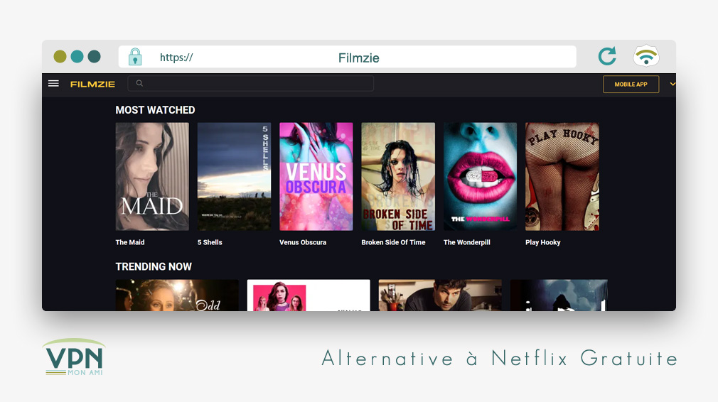 Illustration : Filmzie une alternative 100% gratuite à Netflix