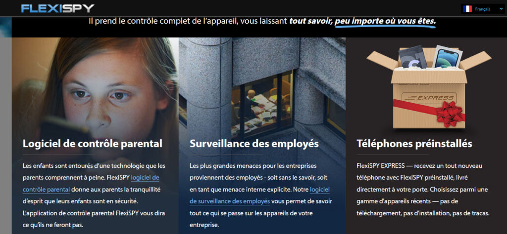 illustration : flexyspy un stalkerware