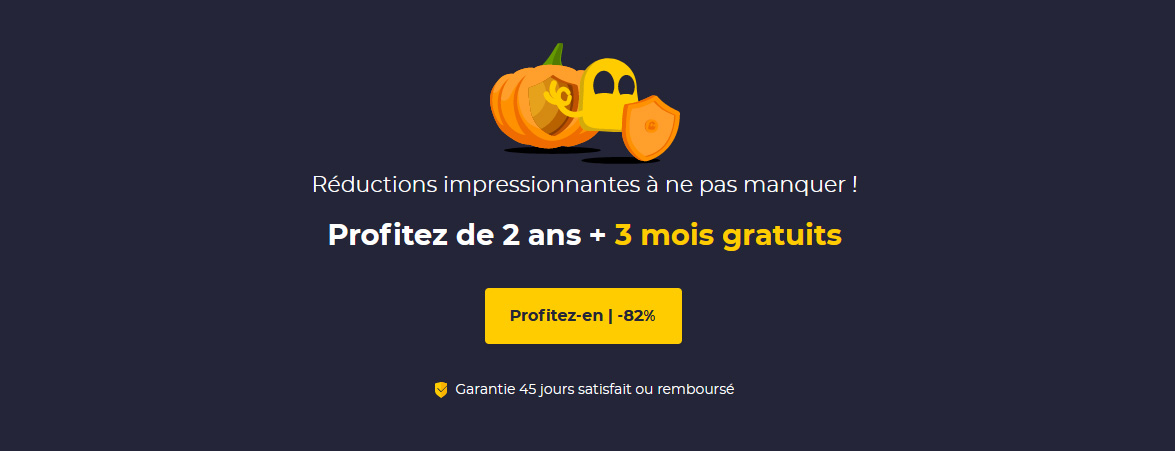 Illustration : Halloween 2023 chez CyberGhost VPN