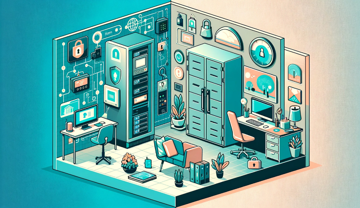 Illustration VPN VS bureau à distance