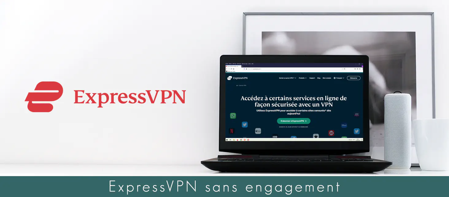 Illustration Expressvpn sans engagement sans abonnement