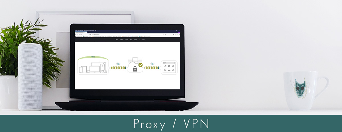 illustration proxy vpn