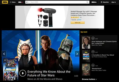 imdb-contenu illustration : aperçu du contenu d'IMDb